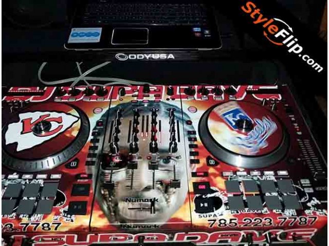 Numark NS7 Custom Styleflip Skin Decal KC