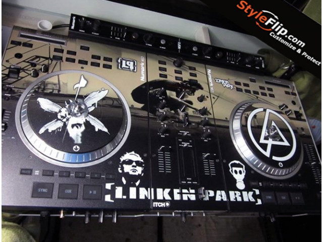 NumarkNS7 Custom Styleflip DJ Skin Decal Linkin Park