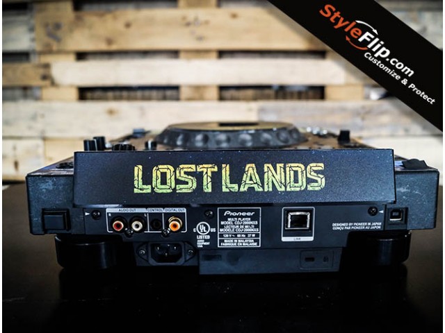 Pioneer CDJ-2000 Nexus Lost Lands Skin Decal - Back