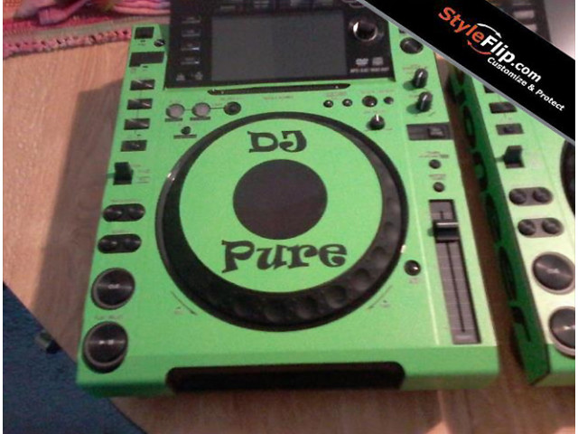 Pioneer CDJ 2000 Styleflip Custom Skin DJ Pure Green
