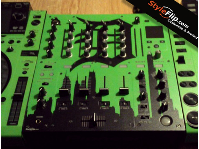 Pioneer CDJ 2000Nexus & DJM 800 Custom Skin Styleflip Green