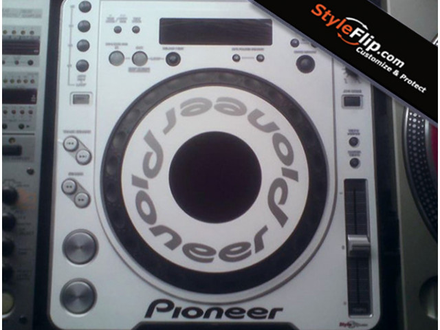 Pioneer CDJ-800 MK2 Styleflip Custom DJ Skin White