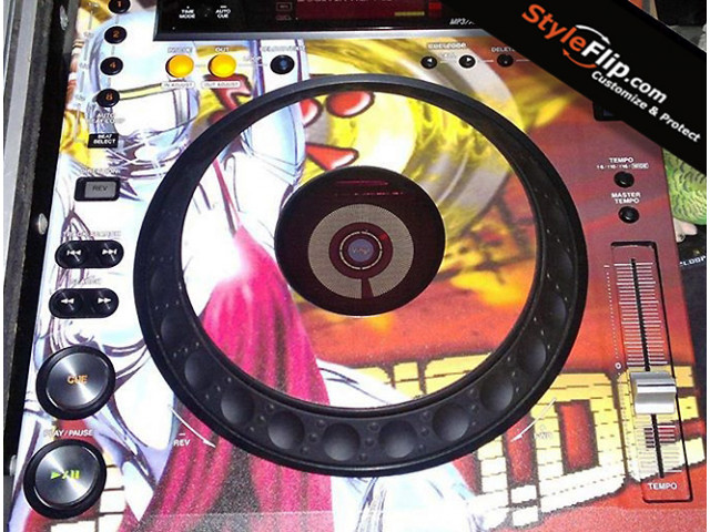 Pioneer CDJ 900 & Nexus Custom Decal Skin Styleflip Metal Robot