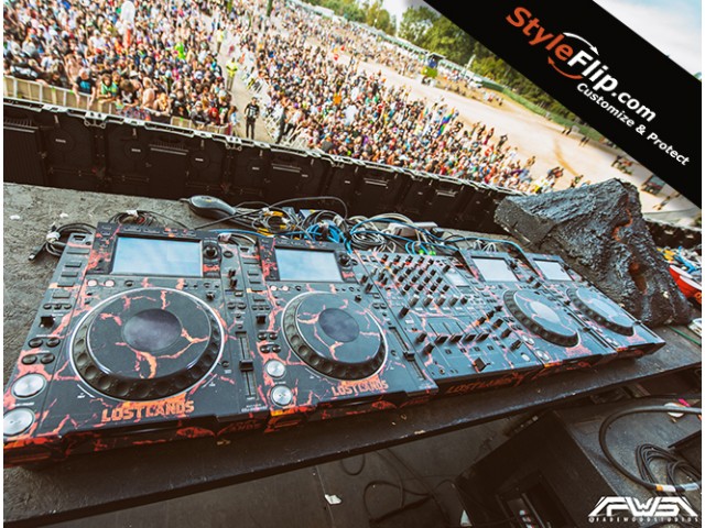 Pioneer CDJ Custom Skins Lost Lands Music Festival