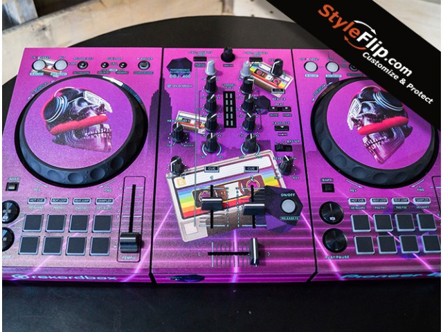 Pioneer DDJ-400 Custom Skins Vapor Wave 3