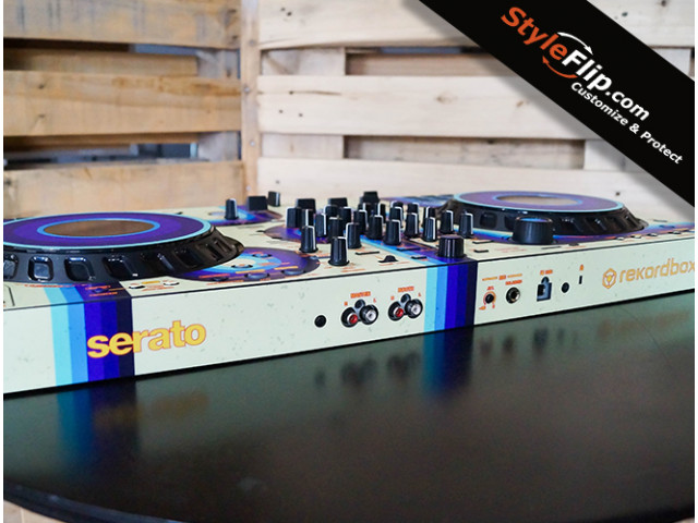 Pioneer DDJ-FLX6 Custom Skins Back