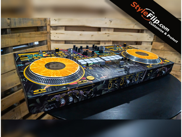 Pioneer DDJ-REV 7 Custom Skins Tropical Front 1