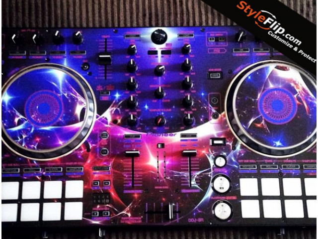 Pioneer DDJ SR Custom Designed Styleflip Skin Colorful Shiny