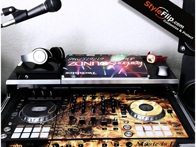 Pioneer DDJ SX Custom Flames Decal Styleflip Music