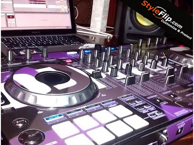 Pioneer DDJ-SX Custom Styleflip Purple DJ Skin Decal