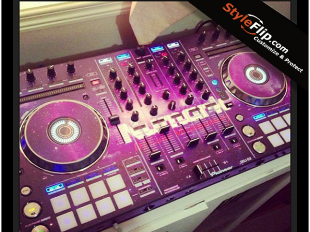 Pioneer DDJ SX2 Styleflip Custom Skin Purple Universe