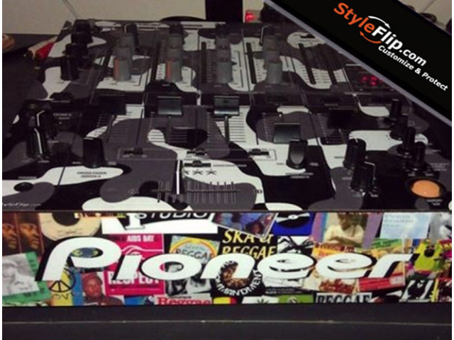 Pioneer DJM 600 Custom Skin Styleflip Collage And Camo