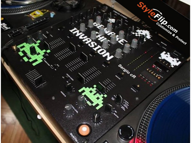 Pioneer DJM 600 Styleflip Custom Skin Pixel Black
