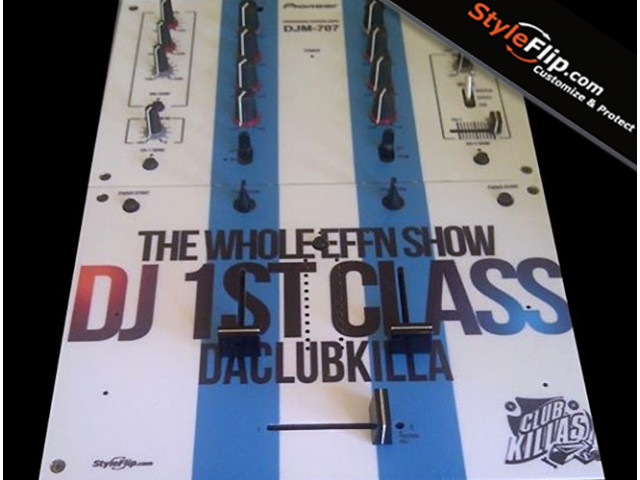 Pioneer DJM-707 Custom Styleflip Skin Decal 1stClass