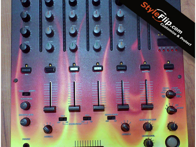 Pioneer DJM-800 Fire Red Custom Styleflip Skin
