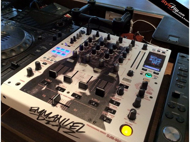 Pioneer DJM 900 Nexus Custom Styleflip White Design Dog