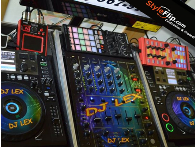 Pioneer DJM 900 Styleflip Custom Decal DJ Lex Colorful