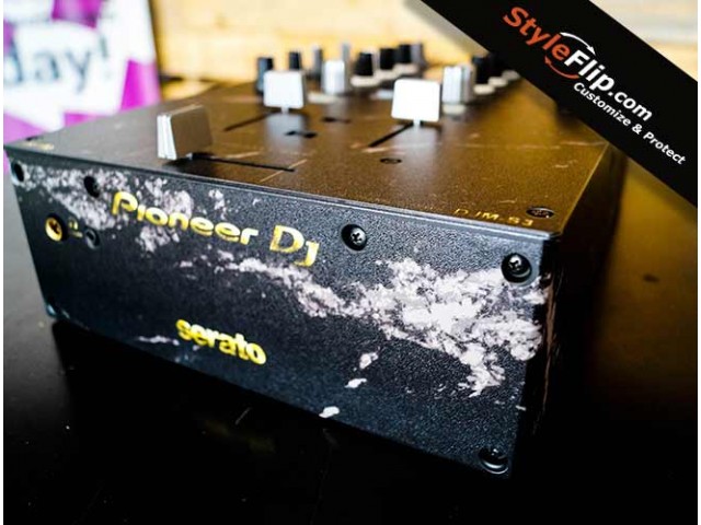 Pioneer DJM S3 Tetris Skin Blackmarble Side