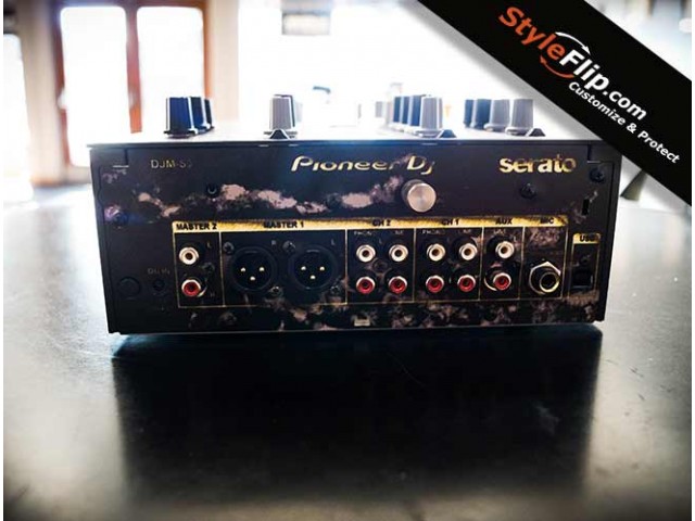 Pioneer DJM S3 Tetris Skin Blackmarble Back