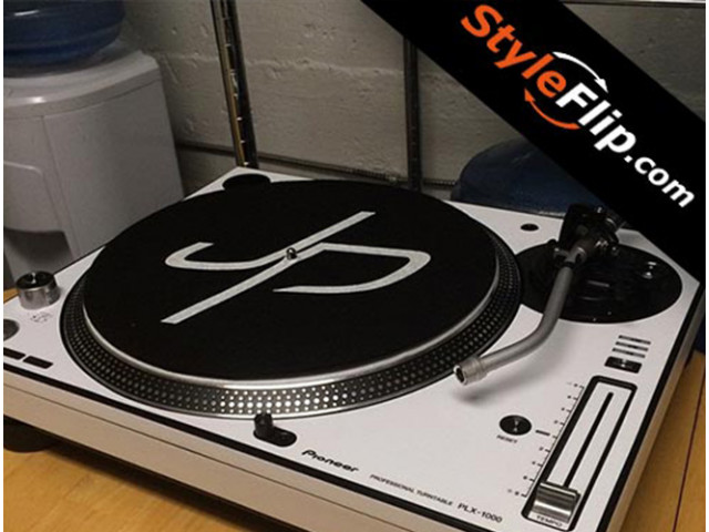 Pioneer PLX-1000 Custom White Styleflip Skin Turntable