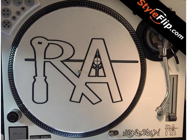 Pioneer PLX-1000 Custom Skin White Turntable