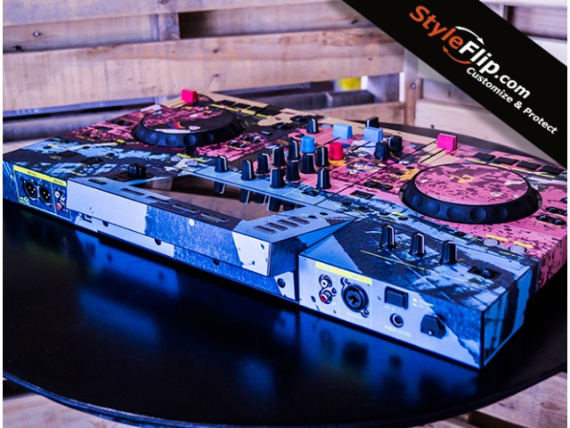 Pioneer XDJ-RR Custom Skin Chemical Brother Back View