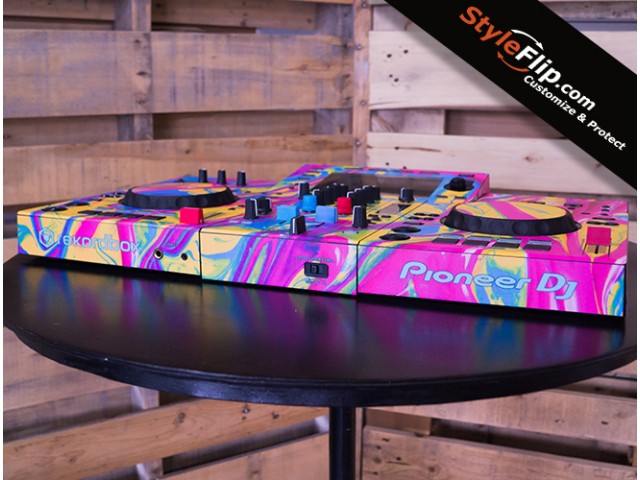 Pioneer XDJ-RR Custom Skins Bubblegum