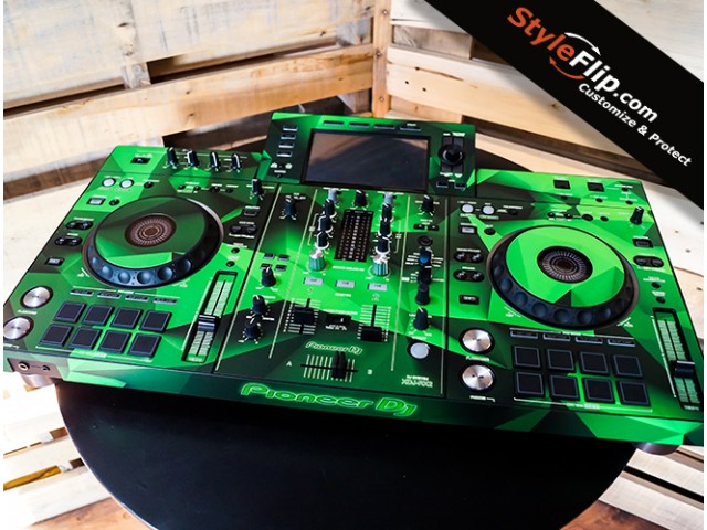 Pioneer XDJ-RX2 Green Lowpoly Custom Skin 2