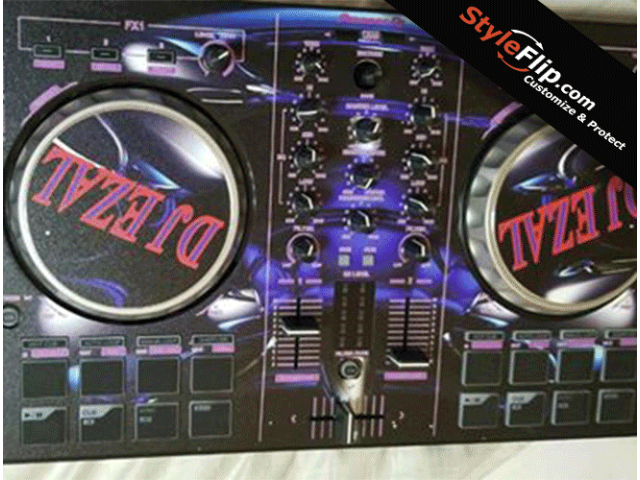 Pioneer DDJ SB Custom Skin StyleFlip Design Blue Orb