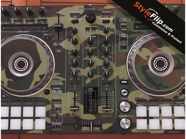 Pioneer DDJ SR2 Custom Skin StyleFlip Camo Design
