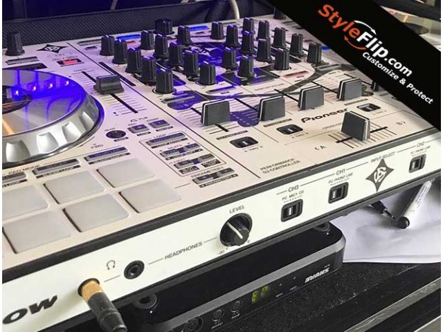 Pioneer DDJ SX2 Custom Skin Styleflip Decal Serato White Minimal
