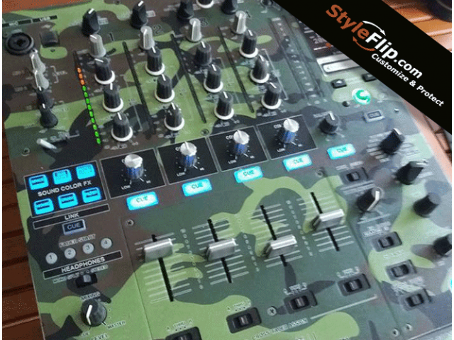 Pioneer DJM 850 Custom Skin Styleflip Camo Decal