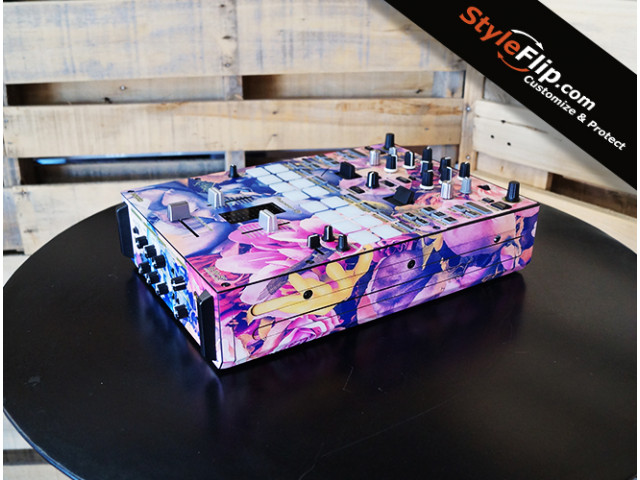 Pioneer DJM S7 Custom Skins Flower Side