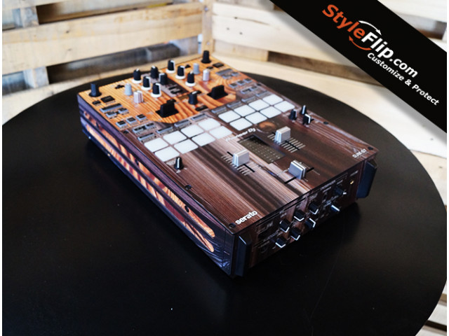 Pioneer DJM S7 Custom Skins Wood Front