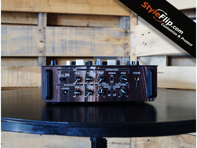 Pioneer DJM S7 Custom Skins Wood Front 2