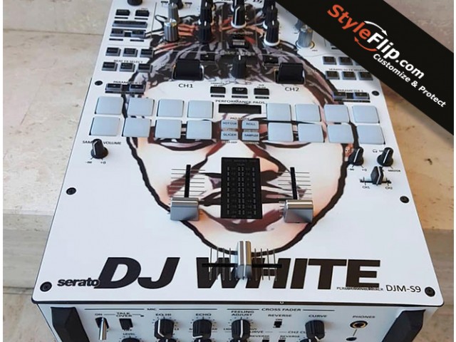 Pioneer DJM S9 Custom StyleFlip DJ White Decal Skin
