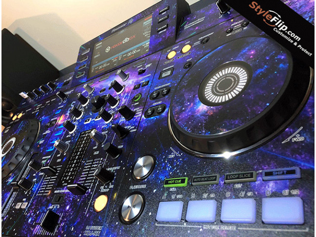 Pioneer XDJ RX Abstract Styleflip Custom Skin Purple