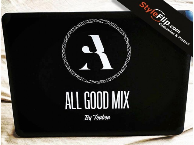 Apple MacBook Pro Skin Decal StyleFlip Black Good Mix DJ