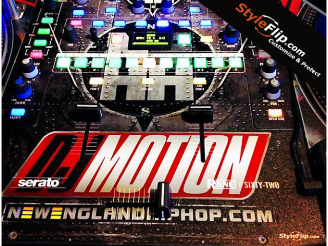 Rane 62 DJ Motion Styleflip Custom Skin Logo Design