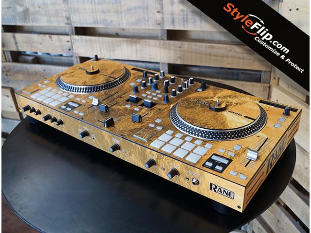 Rane One Custom Skins Gold Texture Front