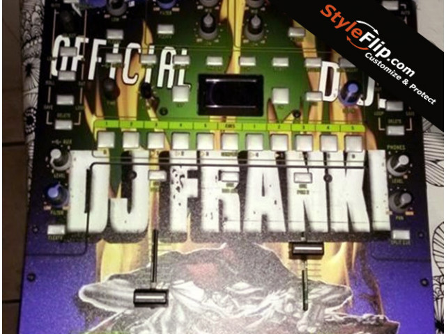 Rane Sixty Two Styleflip Custom Skin DJ Franki Colorful