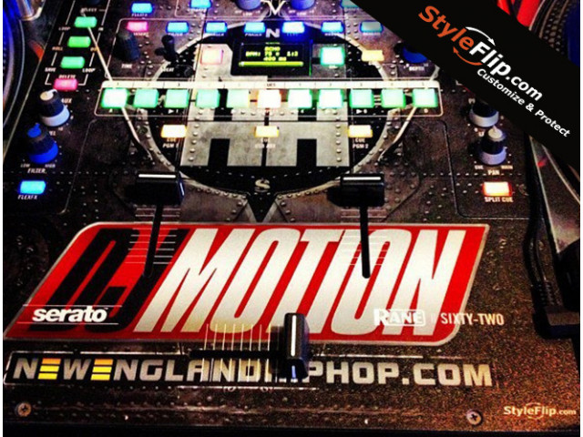Rane SIXTYTWO Styleflip Custom Skin Decal DJ motion