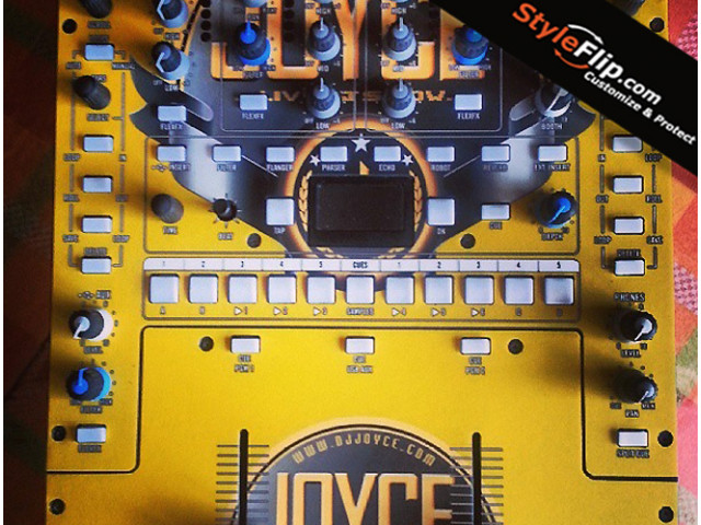 Rane SIXTYTWO Styleflip Custom DJ Skin Decal Yellow