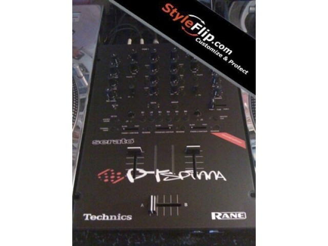 Rane TTM 57 MK2 Styleflip Custom Skin Black DJ Spinna
