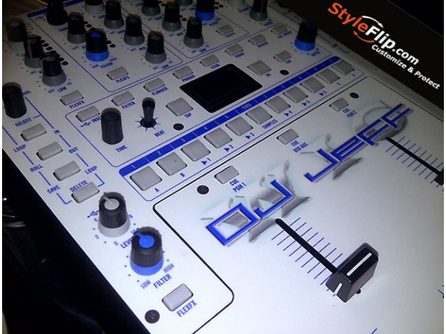 Rane TTM 57SL Styleflip Custom White Skin Custom DJ Jeff