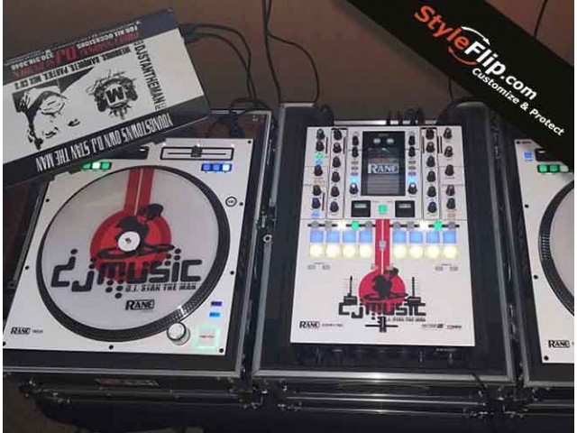Rane 62 Custom Skin DJ MusicStyleFlip Decal Serato