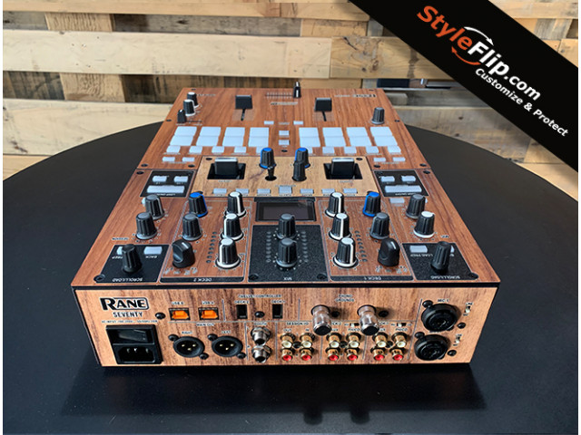 Rane Seventy Custom Skin Wood Grain Back