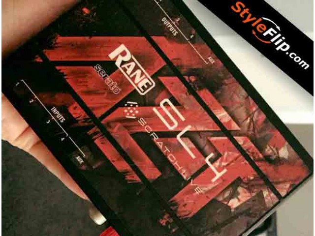 Rane SL4 Scratch Live Styleflip Red Custom Skin