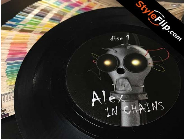 Record Label Custom 7inch Skin Decal Styleflip - Alex