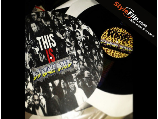 Record Label Slipmat Styleflip Custom Skin Nuff Cheetah Print